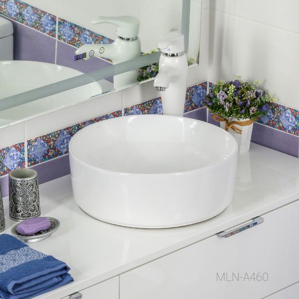 Накладная раковина Melana A460-803 41см белый