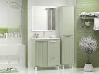 Напольная тумба под раковину Brevita Risacca Pistachio 70 УТ000026419 фисташковый