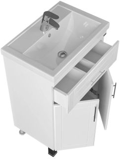 Тумба под раковину СанТа Дублин 223003 60см белый