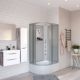 Душевая кабина Niagara NG-2310-14RBKG с гидромассажем 120x80см серебро/матовое