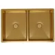 Мойка кухонная Reflexion Garda 70-GD RX2170GD брашированное золото