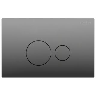 Кнопка смыва Boheme 668-SGM оружейная сталь