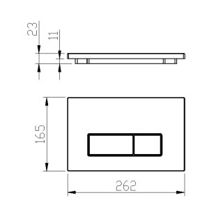 Кнопка смыва Boheme 669-MG золото матовое