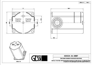 Скрытая часть Gessi Goccia 33687.031