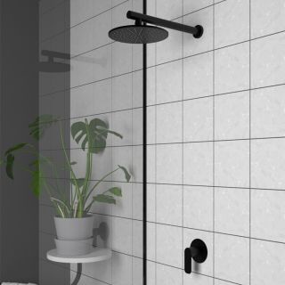 Кронштейн для верхнего душа Paini 50PZ745TT35 35см чёрный матовый