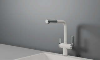 Смеситель для кухни Granula 8170, АРКТИК (БЕЛЫЙ) белый