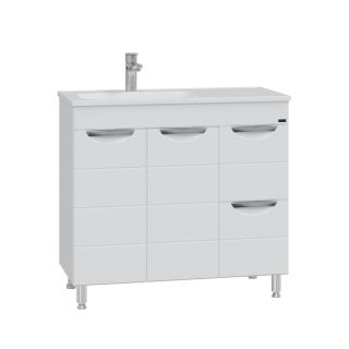 Напольная тумба под раковину Санта Родос 206027 90 см белый