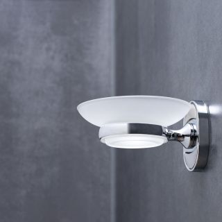 Мыльница РМС A2020 хром/стекло матовое