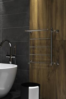 Полотенцесушитель водяной Indigo Line LLSHSW60-40R-б/п-50 с полкой 60x40 см хром