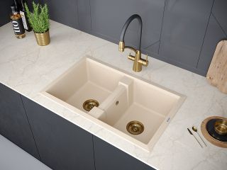 Мойка кухонная Paulmark Zwilling PM238150-QU кварц