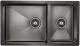 Мойка кухонная Paulmark Osser PM527844-GM воронёная сталь
