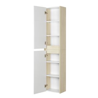 Шкаф Акватон Сканди белый/дуб верона 1A255003SDB20