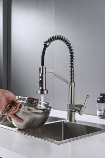 Смеситель для кухни Shevanik S963L сатин