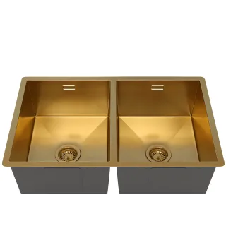 Мойка кухонная Reflexion Garda 70-GD RX2170GD брашированное золото