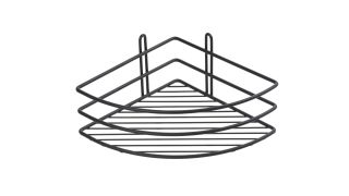 Полка Fixsen угловая одноэтажная черная (FX-710B-1)