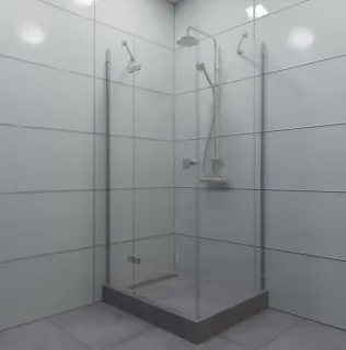 Душевой уголок Triton Брава Щ0000054195 120x80 см профиль хром стекло прозрачное