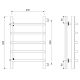 Полотенцесушитель водяной Laris Виктория 73208010  П5 40x60см хром