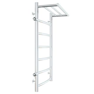 Полотенцесушитель водяной Laris Классик 73208018 левый  с полкой П7 50x80см хром