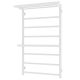 Полотенцесушитель водяной Laris Лавина 73208027БМ с полками П9 50x80см белый матовый