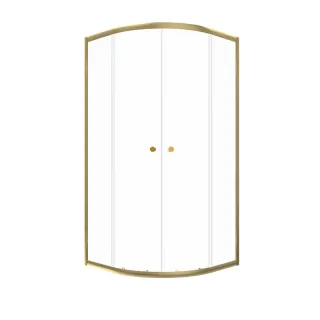 Душевой уголок Triton Альфа -Голд  Щ0000073922 90x90 см профиль золото стекло прозрачное
