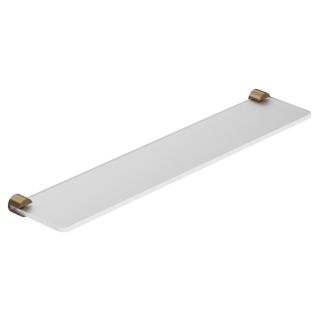 Полка стеклянная Kludi Vela R 58973N1 60 см брашированная бронза