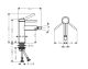 Смеситель для биде Hansgrohe Finoris 762007001