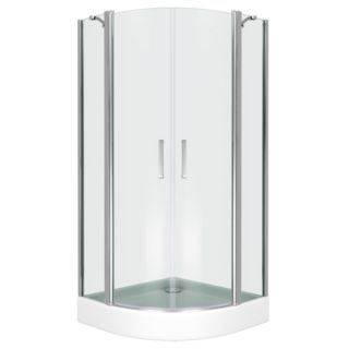 Душевой уголок Good Door Pandora R-80-T-CH стекло прозрачное с рисунком Тростник