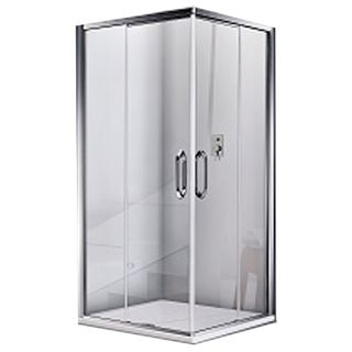 Душевой уголок Good Door Antares CR-100-W-CH стекло прозрачное с рисунком Волна