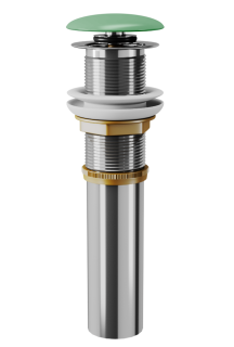 Донный клапан для раковины DQ DC9012 зелёный матовый