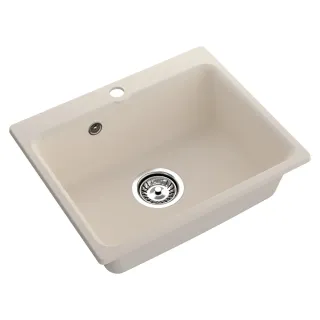 Мойка кухонная Reflexion Optima 52-BL RX0952WH белый