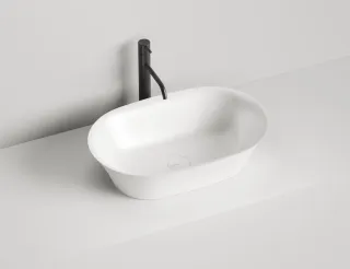 Накладная раковина Salini Mona S-Sense 110811GRH 60см RAL снаружи