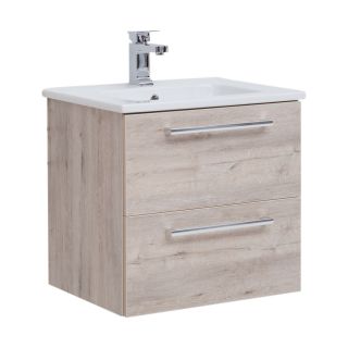 Тумба подвесная Dreja.Rus GIO 60 под умывальник Эйфория-60, дуб кантри