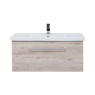 Тумба подвесная Dreja.Rus BIG INN 100 под умывальник Гармония 100, дуб кантри