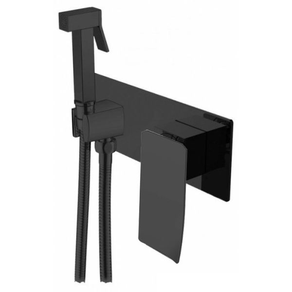 Гигиенический душ со смесителем Boheme Q 147-BВ.2 чёрный
