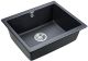 Мойка кухонная Paulmark Gera PM205546-BLM чёрный металлик