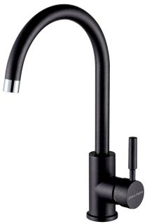 Смеситель для кухни Paulmark Holstein Ho212063-418 чёрный металлик