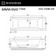Гидромассажная ванна WHITECROSS Savia Duo 0103.170080.100.SOFT.WH 170x80 Soft белый