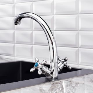 Смеситель для кухни BOOU BA5318-1F-SE020-B702 хром