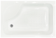 Душевой поддон Royal Bath 100x80см левый белый RB8100BP-L