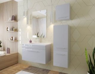 Пенал подвесной Эстет Elin ФР-00003354 П 35см белый