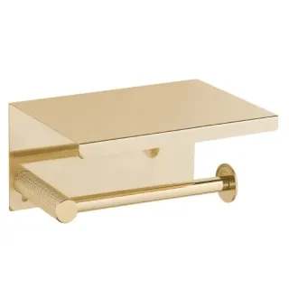 Держатель для туалетной бумаги с крышкой Boheme Uno 10971-G золото