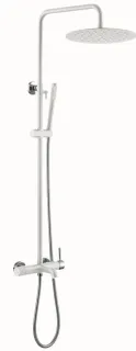 Душевая стойка Boheme Uno 468-WCR белый/хром