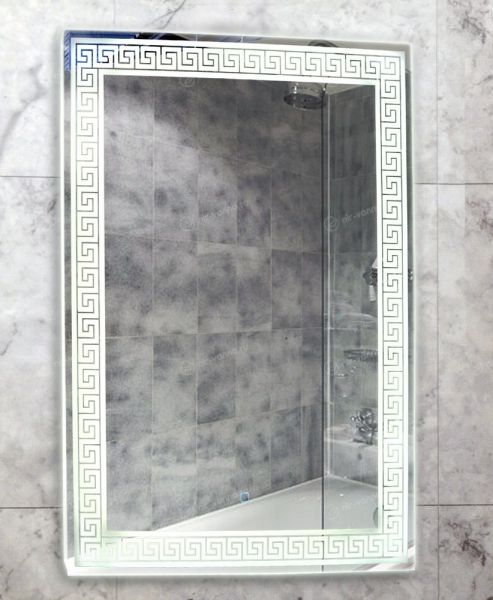 Зеркало с подсветкой Continent Apollo ЗЛП88 с сенсорным выключателем 60см