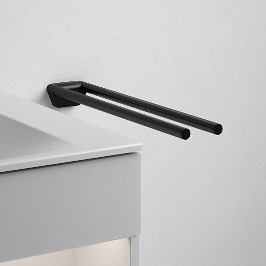 Полотенцедержатель Keuco Collection Reva 12818370000 черный матовый