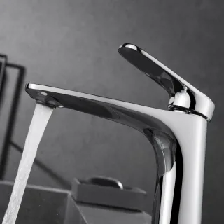 Смеситель для раковины Black&White Universe 8701C хром