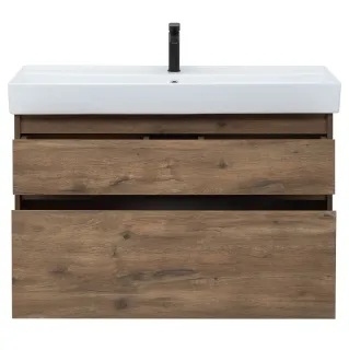 Тумба под раковину Aquanet Nova Lite 27967 100 см дуб рустикальный