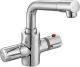 Смеситель для раковины E.C.A. Thermostatic 102108730EX с термостатом хром