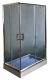 Душевой уголок Parly с поддоном 120x80см хром ZQ121G-R
