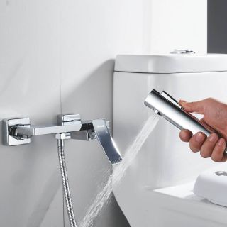 Гигиенический душ со смесителем Shevanik S6105-1 хром