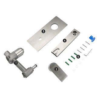 Встраиваемый смеситель для раковины Gappo G1099-21 сатин